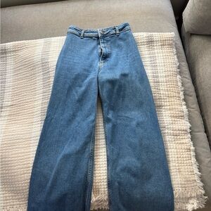 Zara Women's High Rise Jeans - Blue